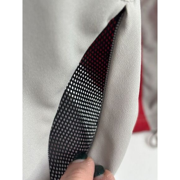 Pearl Izumi Women's Small Light Gray and Red Full Zip Soft Shell Cycling Jacket - Picture 9 of 16